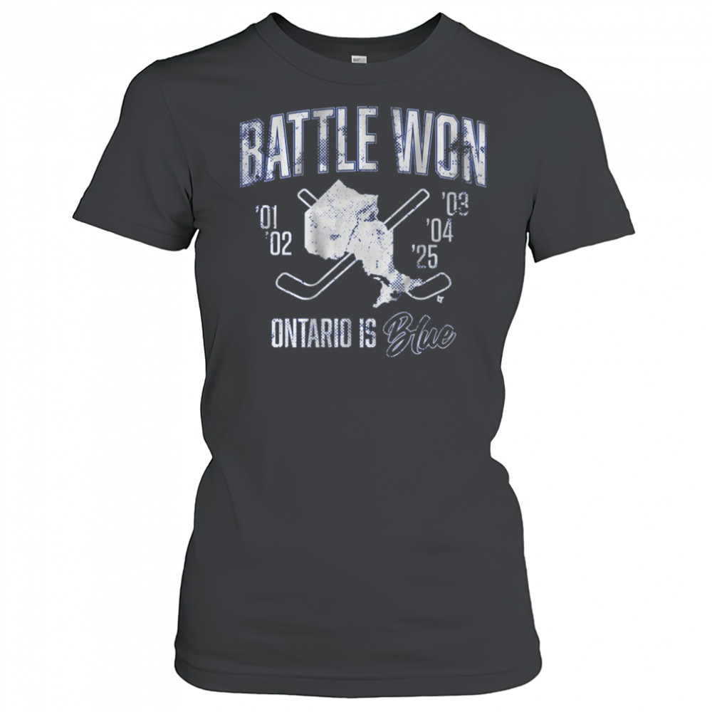 Battle Won Ontario Is Blue ’01 – ’25 t-shirt Women's T-shirt