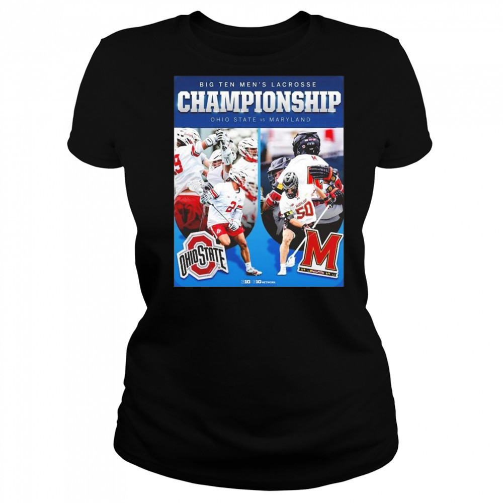 Big Ten Men’s Lacrosse Conference Tournament Championship Ohio State Buckeyes Vs Maryland Terrapins Shirt Women's T-shirt