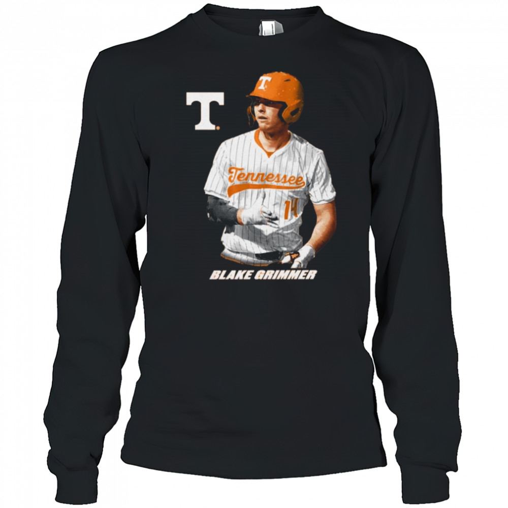 Blake Grimmer Tennessee Vols Baseball NCAA Division I 2025 t-shirt Long Sleeved