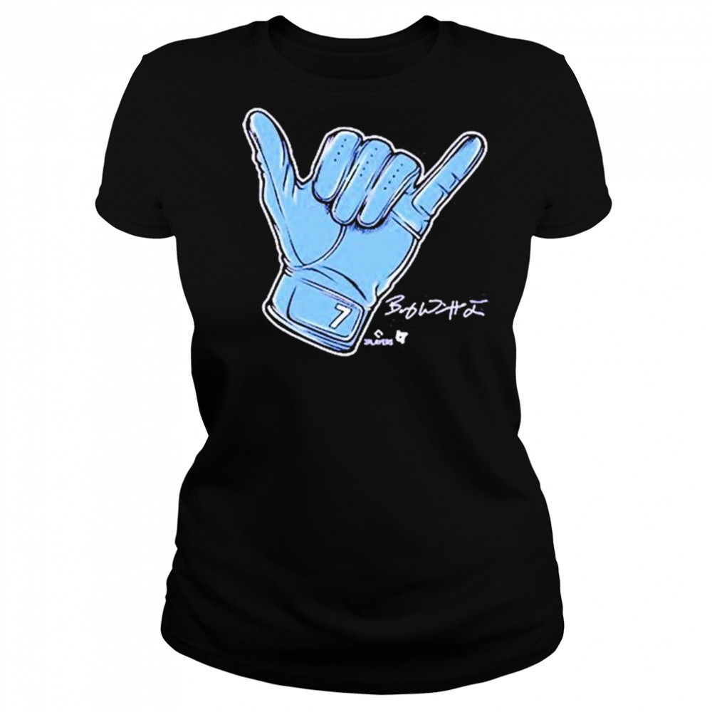 Bobby Witt Jr Hang Loose Kansas City Royals Signature t-shirt Women's T-shirt
