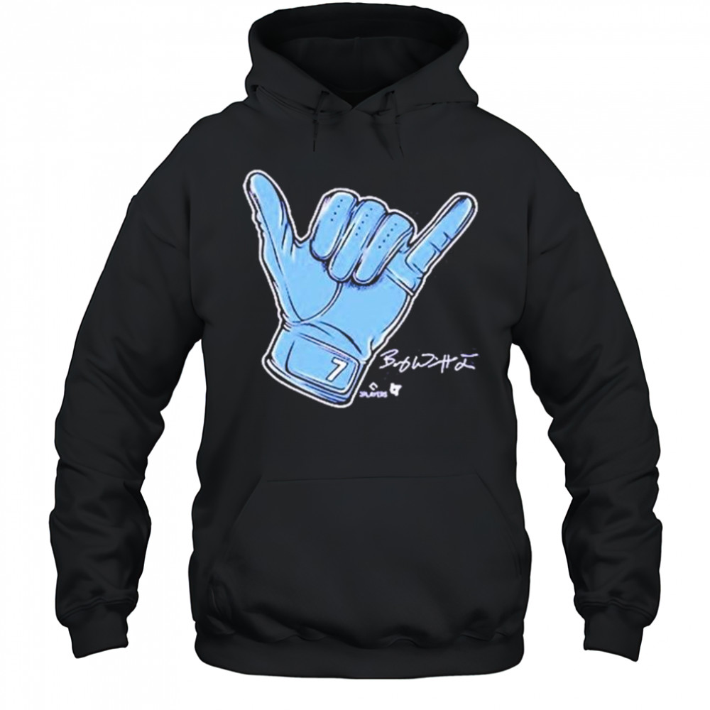Bobby Witt Jr Hang Loose Kansas City Royals Signature t-shirt Hoodie