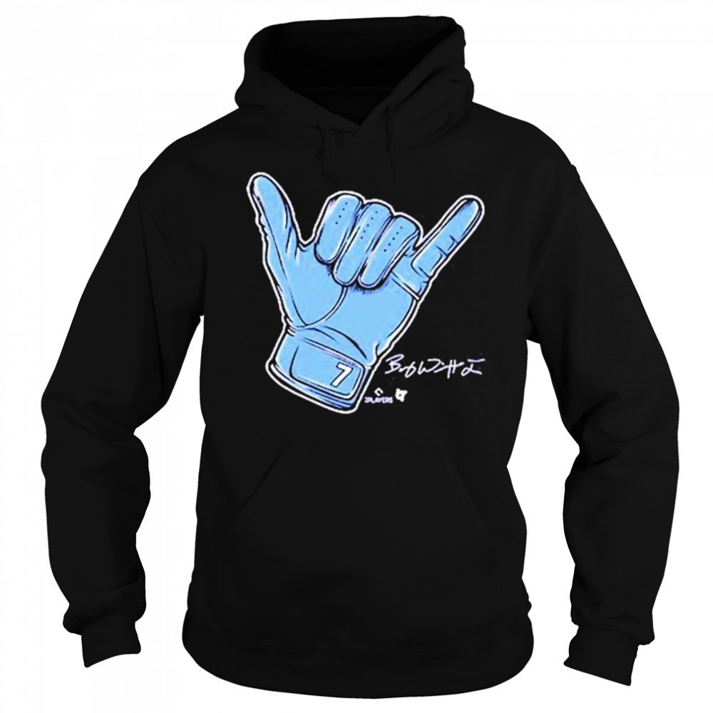 Bobby Witt Jr Hang Loose Kansas City Royals Signature t-shirt Sweatshirt