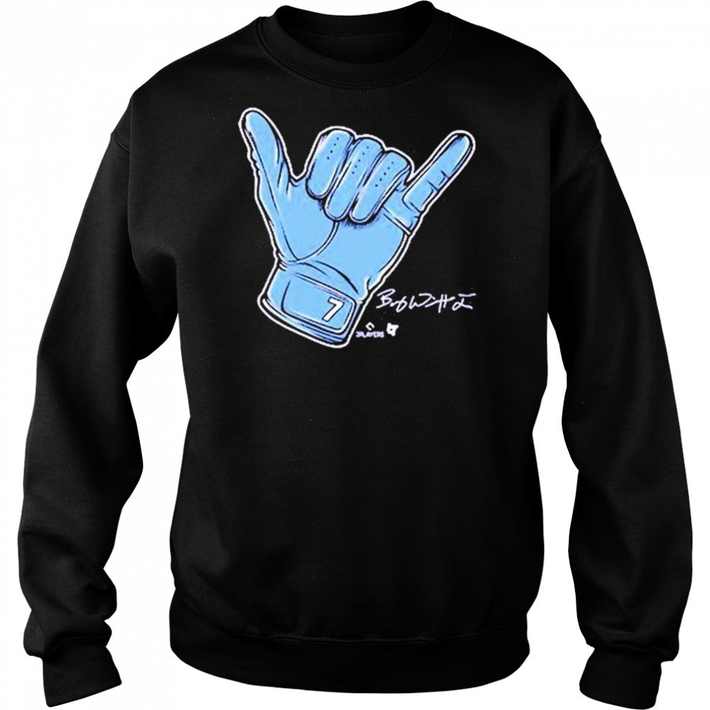 Bobby Witt Jr Hang Loose Kansas City Royals Signature t-shirt Hoodie