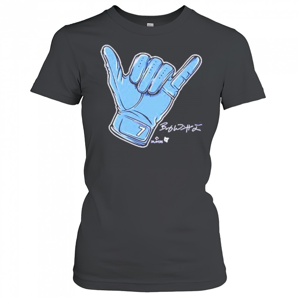Bobby Witt Jr Hang Loose Kansas City Royals Signature t-shirt Women's T-shirt
