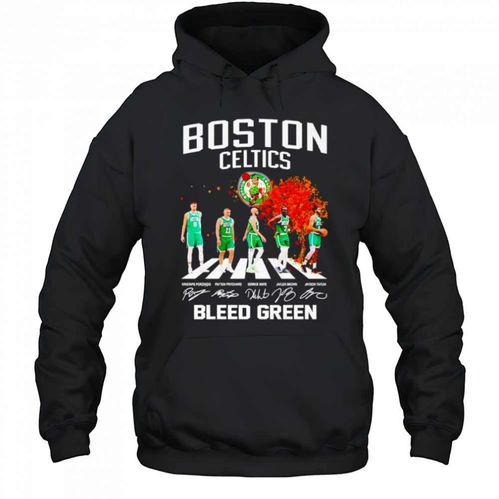 Boston Celtics NBA Best Team Bleed Green 2025 shirt Hoodie