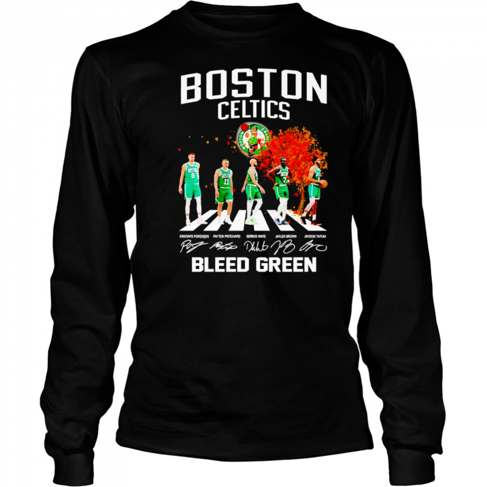 Boston Celtics NBA Best Team Bleed Green 2025 shirt Long Sleeved