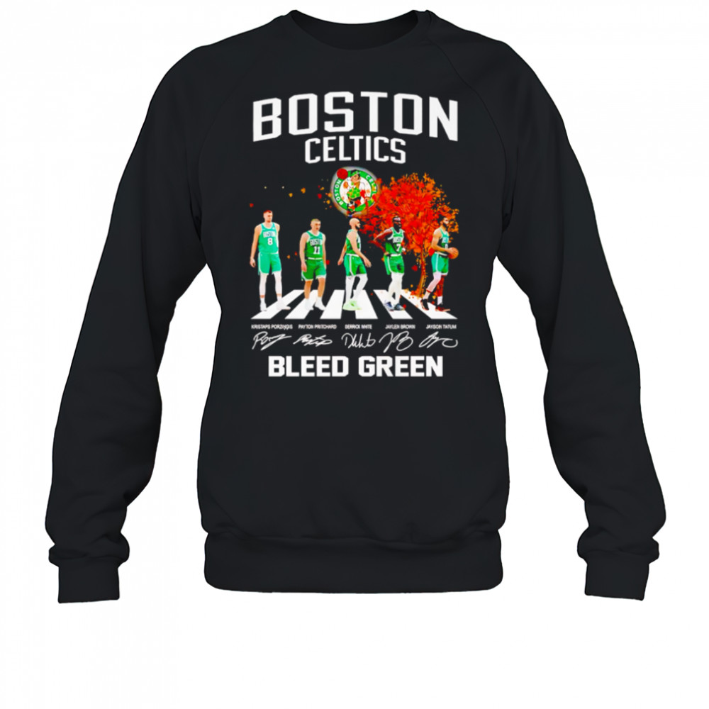 Boston Celtics NBA Best Team Bleed Green 2025 shirt Sweatshirt