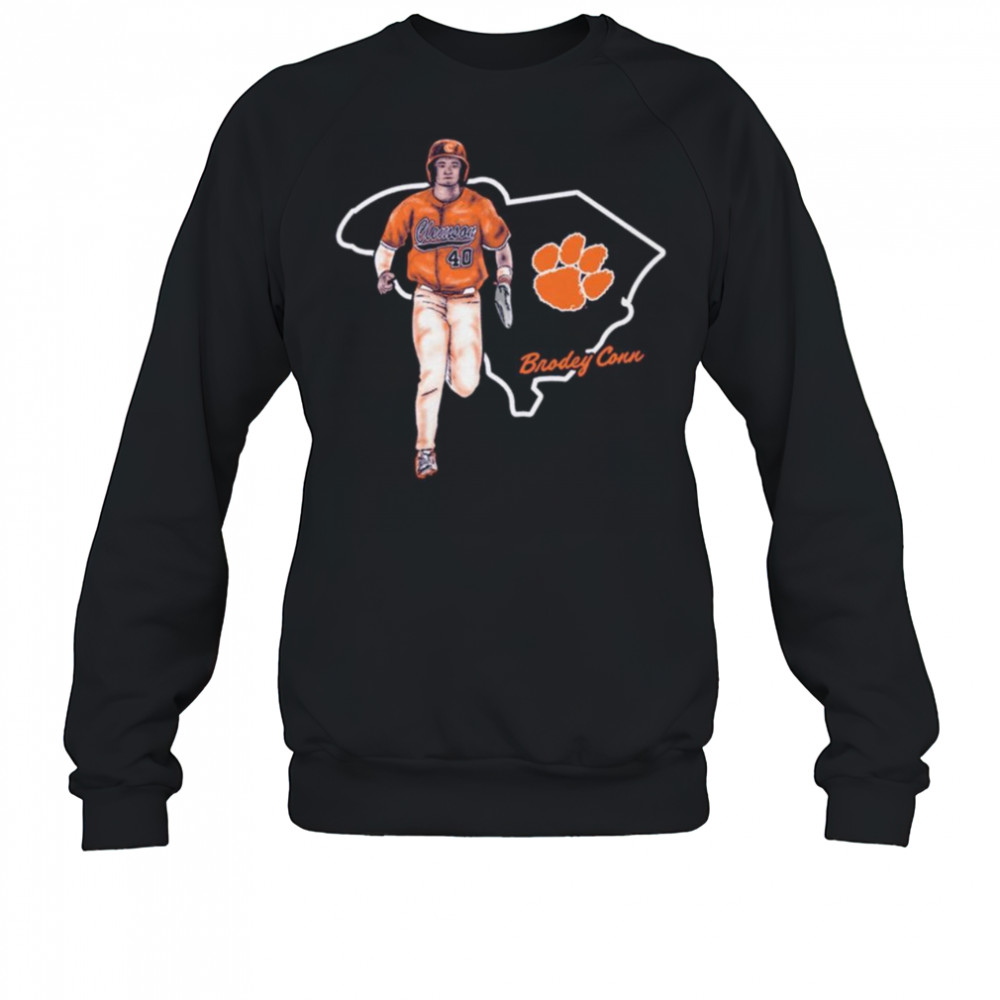 Brodey Conn Clemson Tigers Baseball State NCAA Division I 2025 t-shirt Sweatshirt