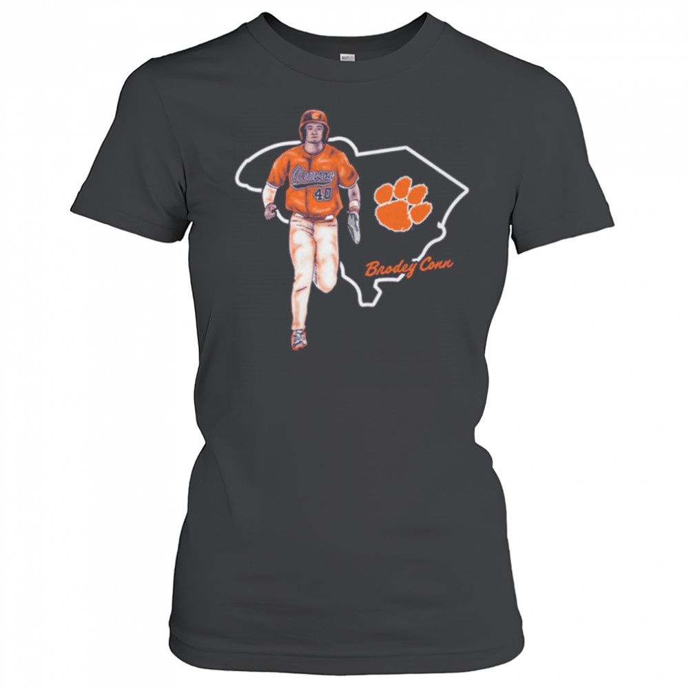 Brodey Conn Clemson Tigers Baseball State NCAA Division I 2025 t-shirt Women's T-shirt