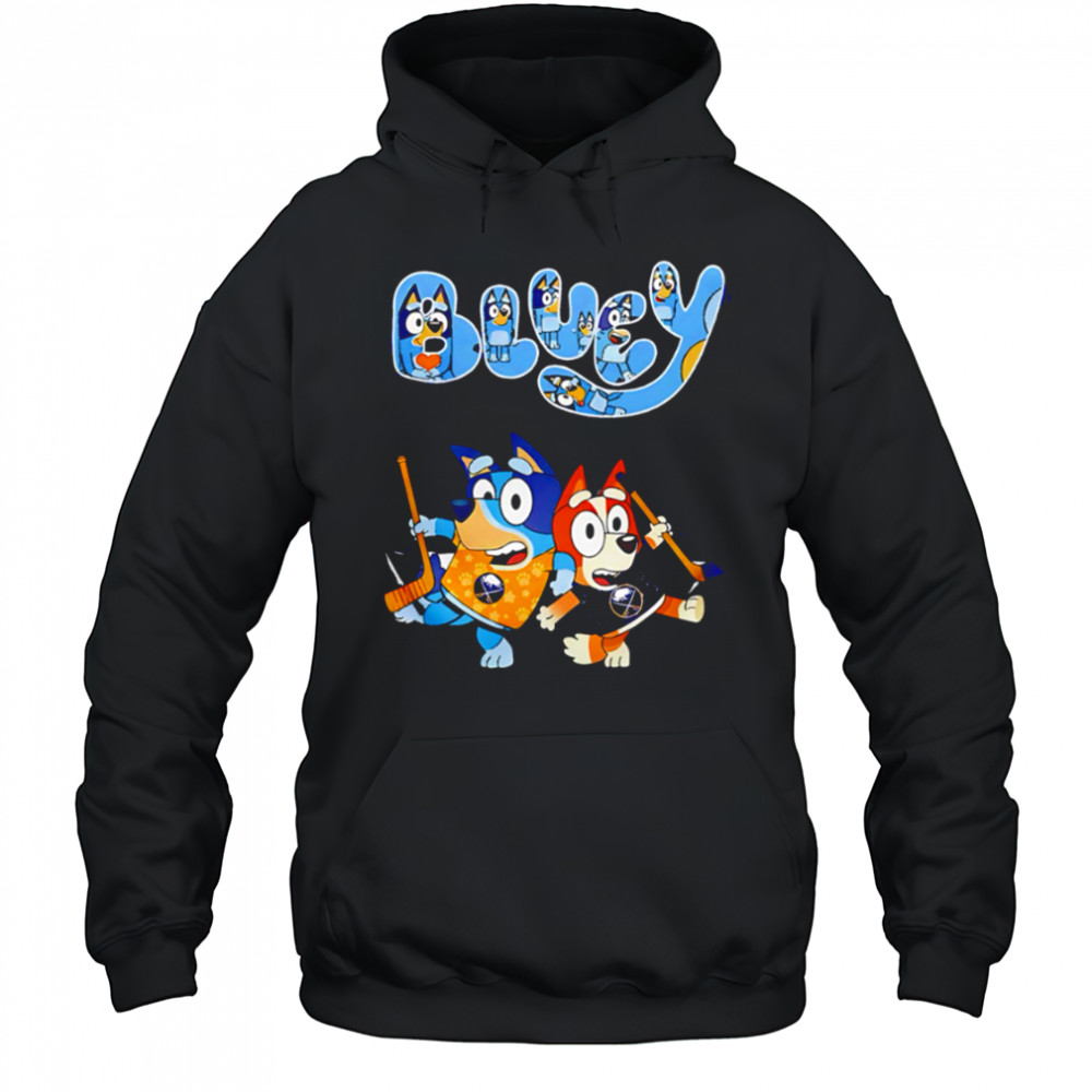 Buffalo Sabres Bluey and Bingo 2025 Baseball shirt Hoodie