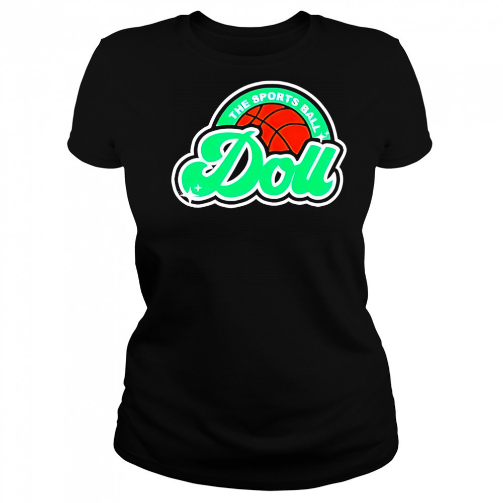 Casual doll and ball design shirt Women's T-shirt