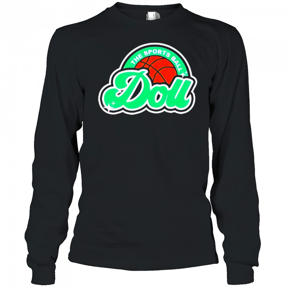 Casual doll and ball design shirt Long Sleeved