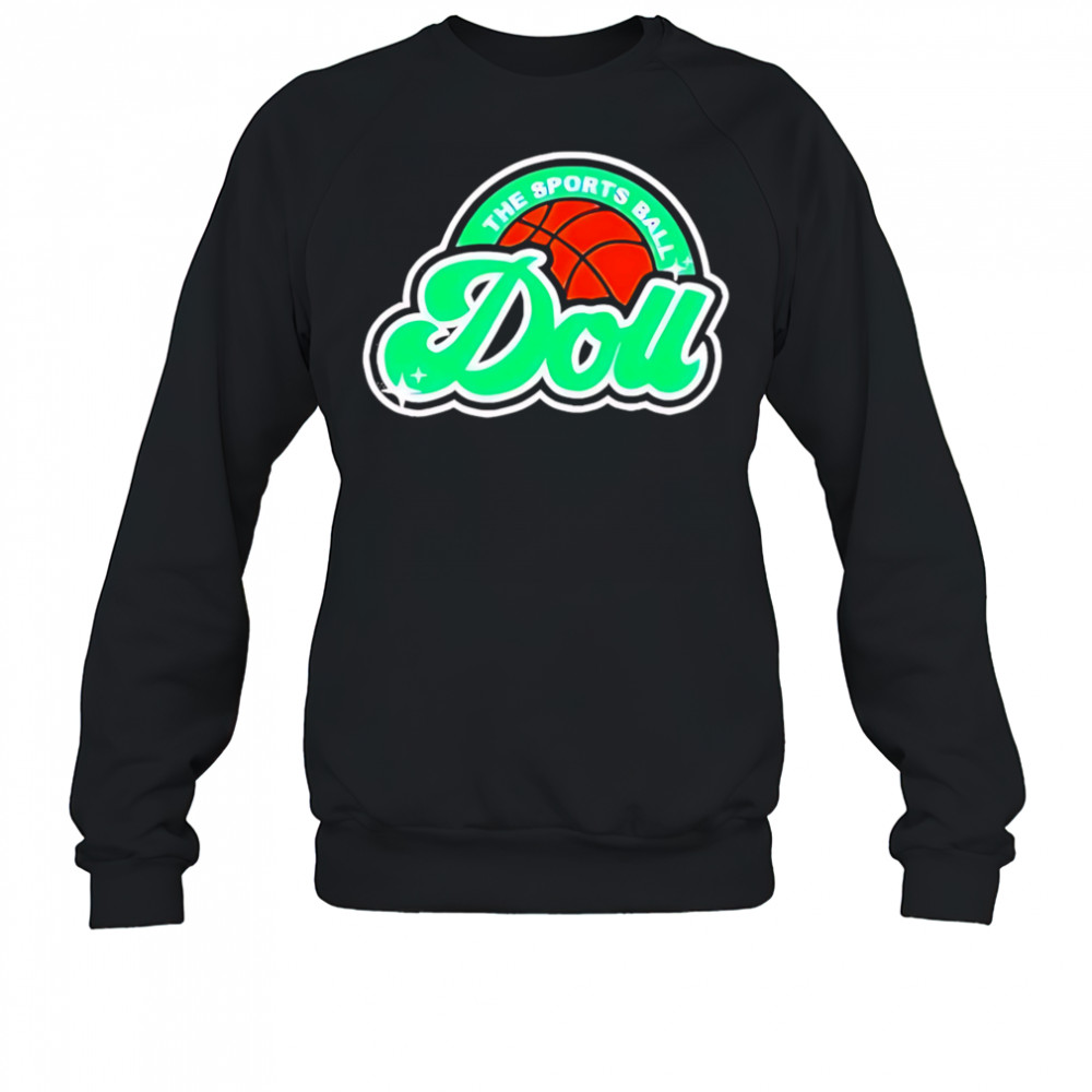 Casual doll and ball design shirt Sweatshirt