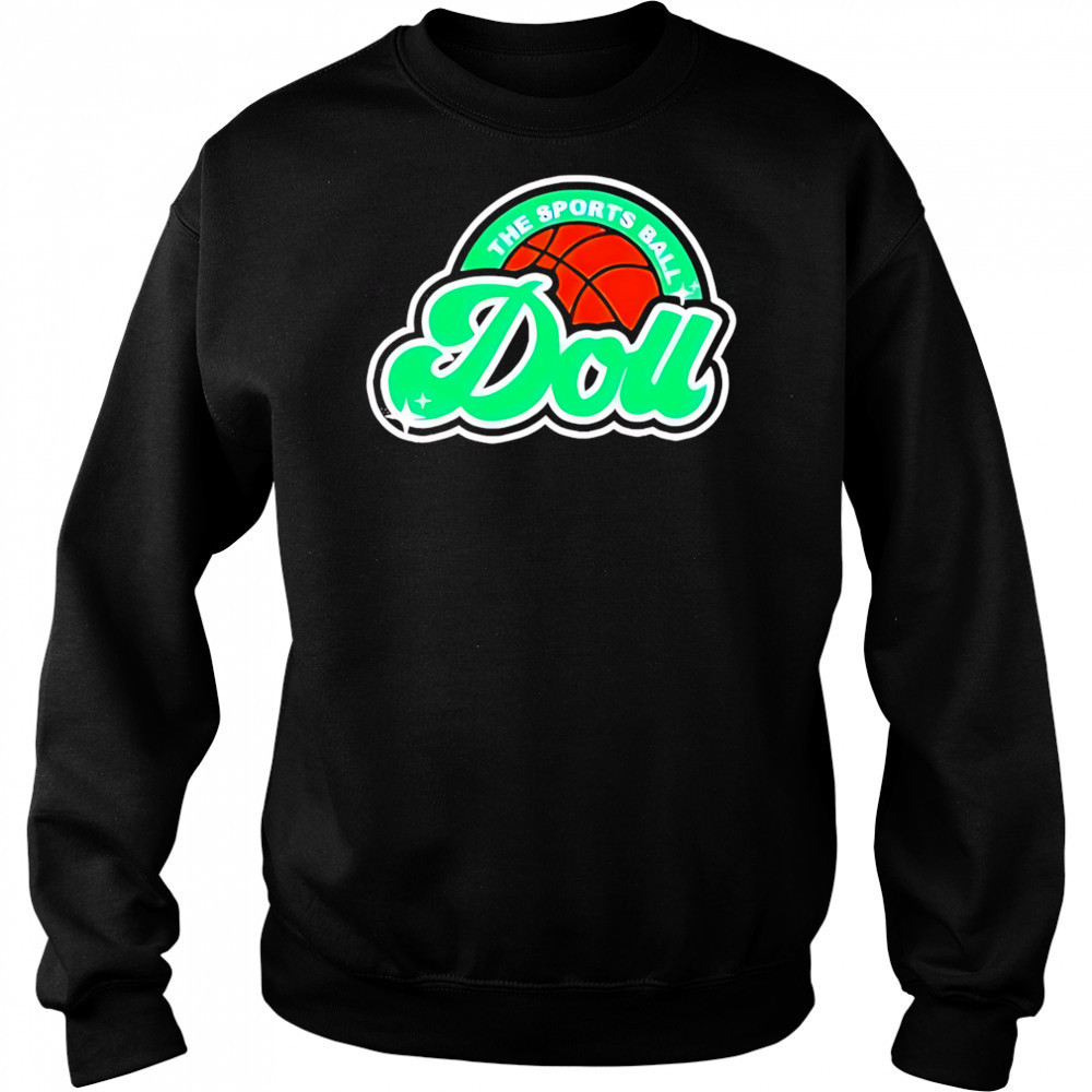 Casual doll and ball design shirt Hoodie