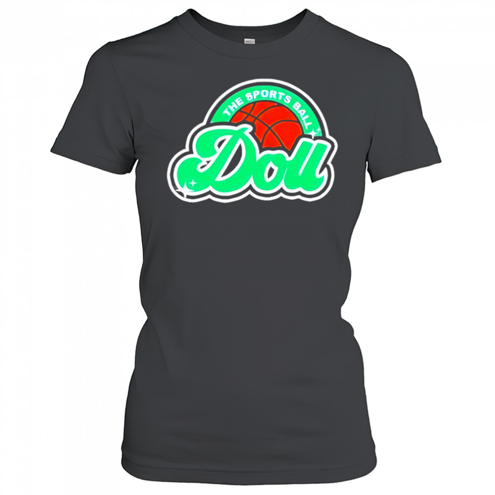 Casual doll and ball design shirt Women's T-shirt