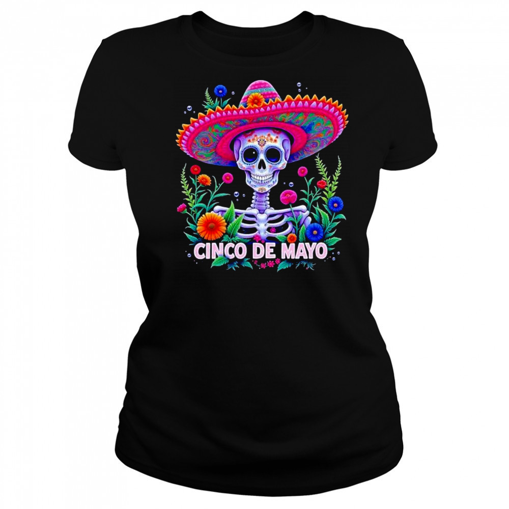 Cinco de mayo Mexican fiesta skeleton shirt Women's T-shirt