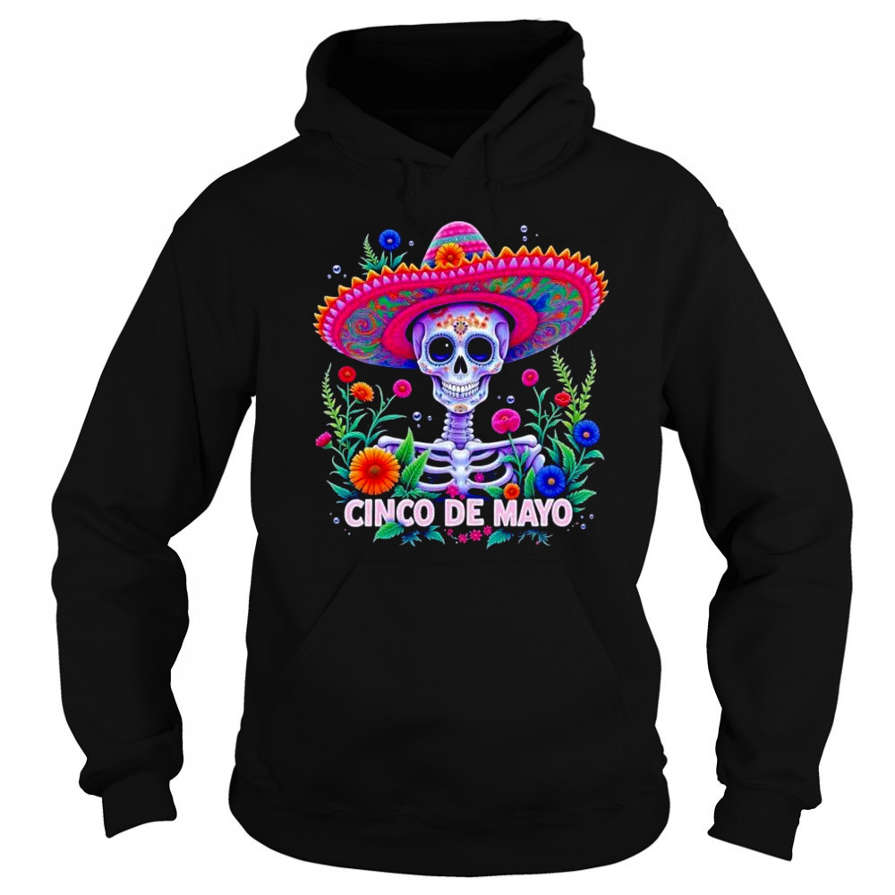 Cinco de mayo Mexican fiesta skeleton shirt Sweatshirt