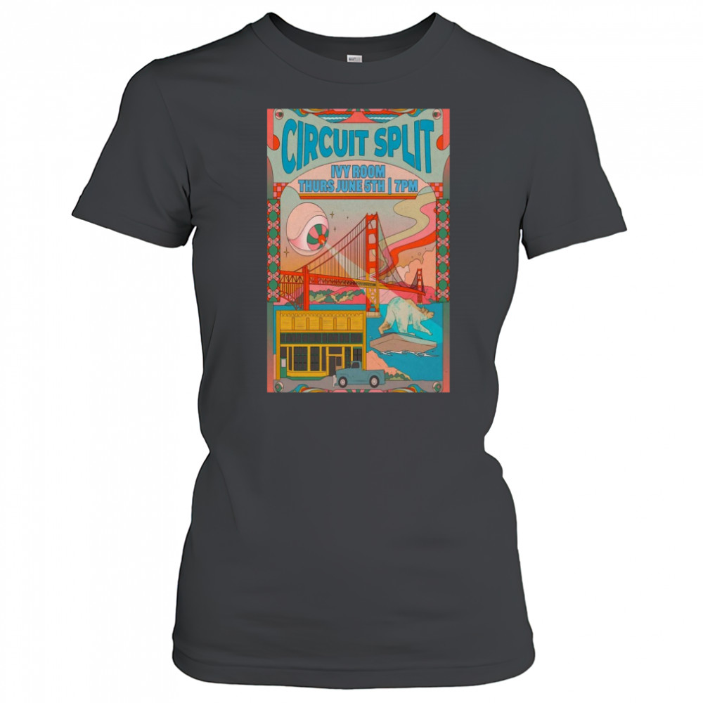 Circuit Splits New Tour Thurs June 5th 2025 Ivy Room London UK t-shirt Women's T-shirt