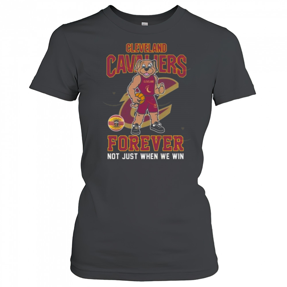 Cleveland Cavaliers Forever Not Just When We Win Mascot 2025 Shirt Women's T-shirt
