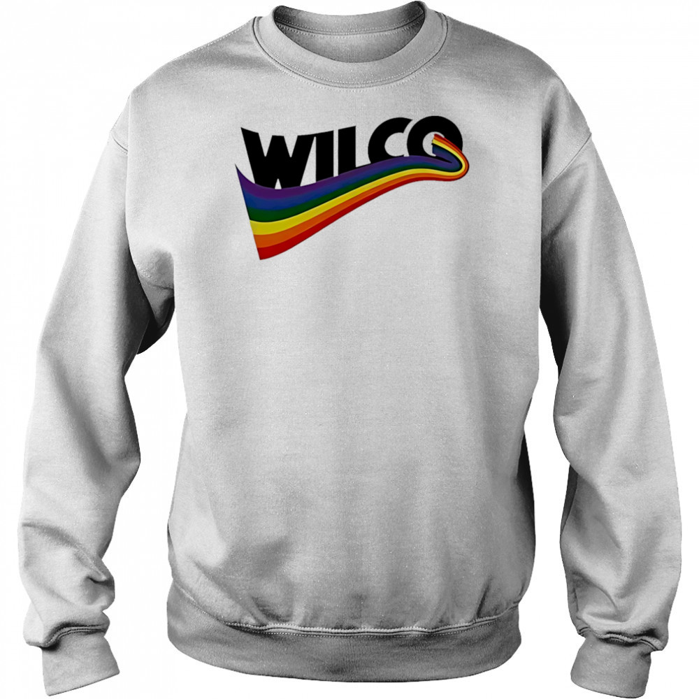 Colorful wilco graphic design shirt Hoodie