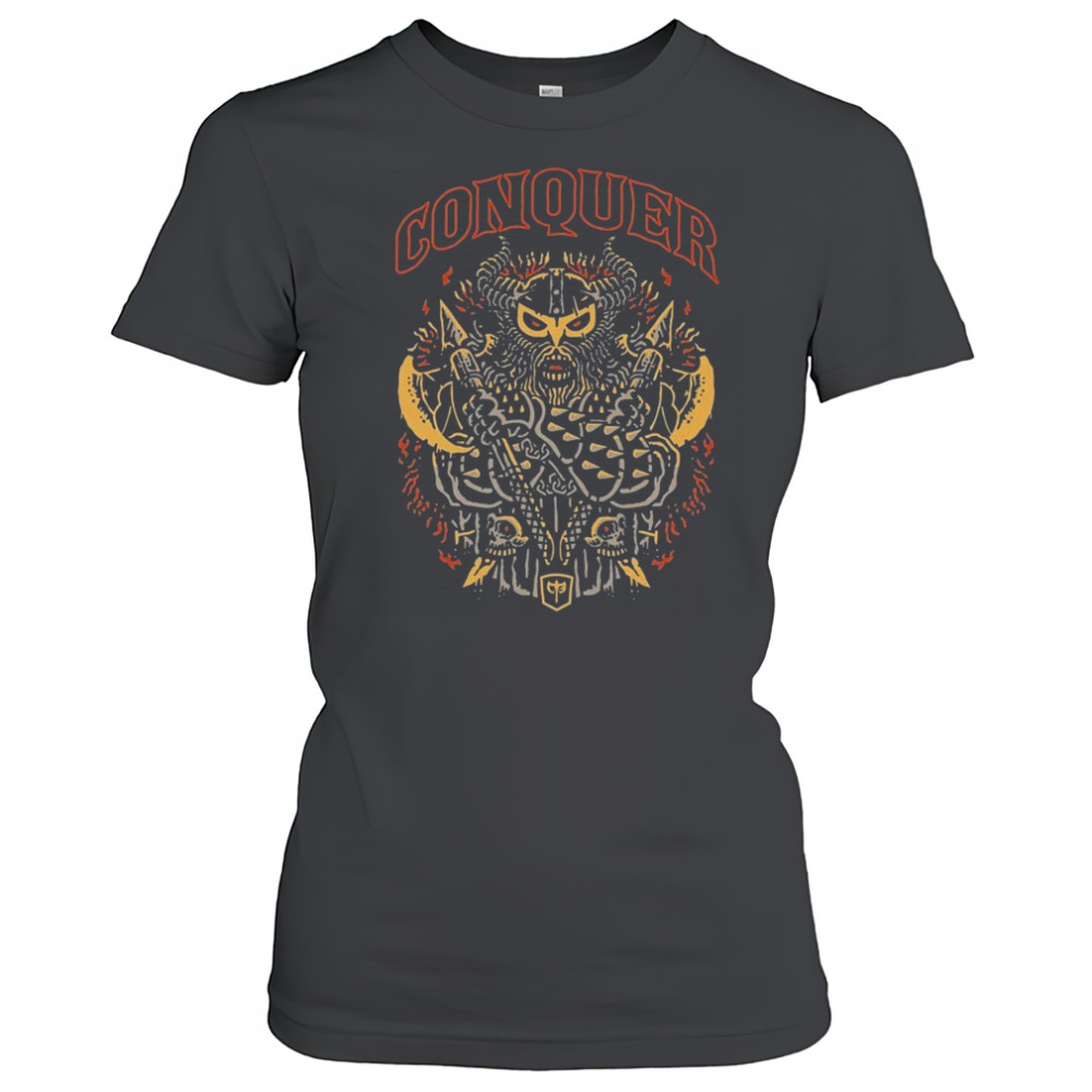 Conquer Viking Conquering Barbell T-shirt Women's T-shirt