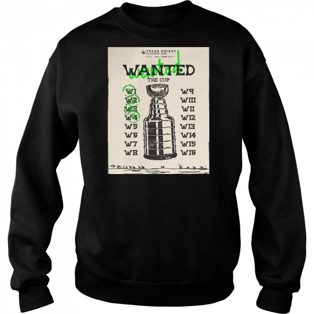 Dallas Stars Wanted The Cup Texas Hockey Playoffs 2025 Poster t-shirt Hoodie