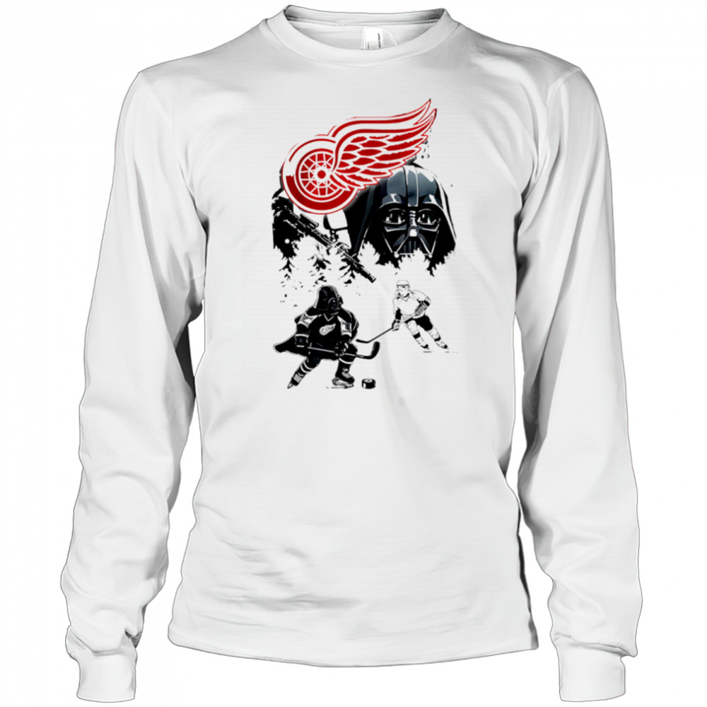 Detroit Red Wings 2025 Star Wars Hockey shirt Long Sleeved