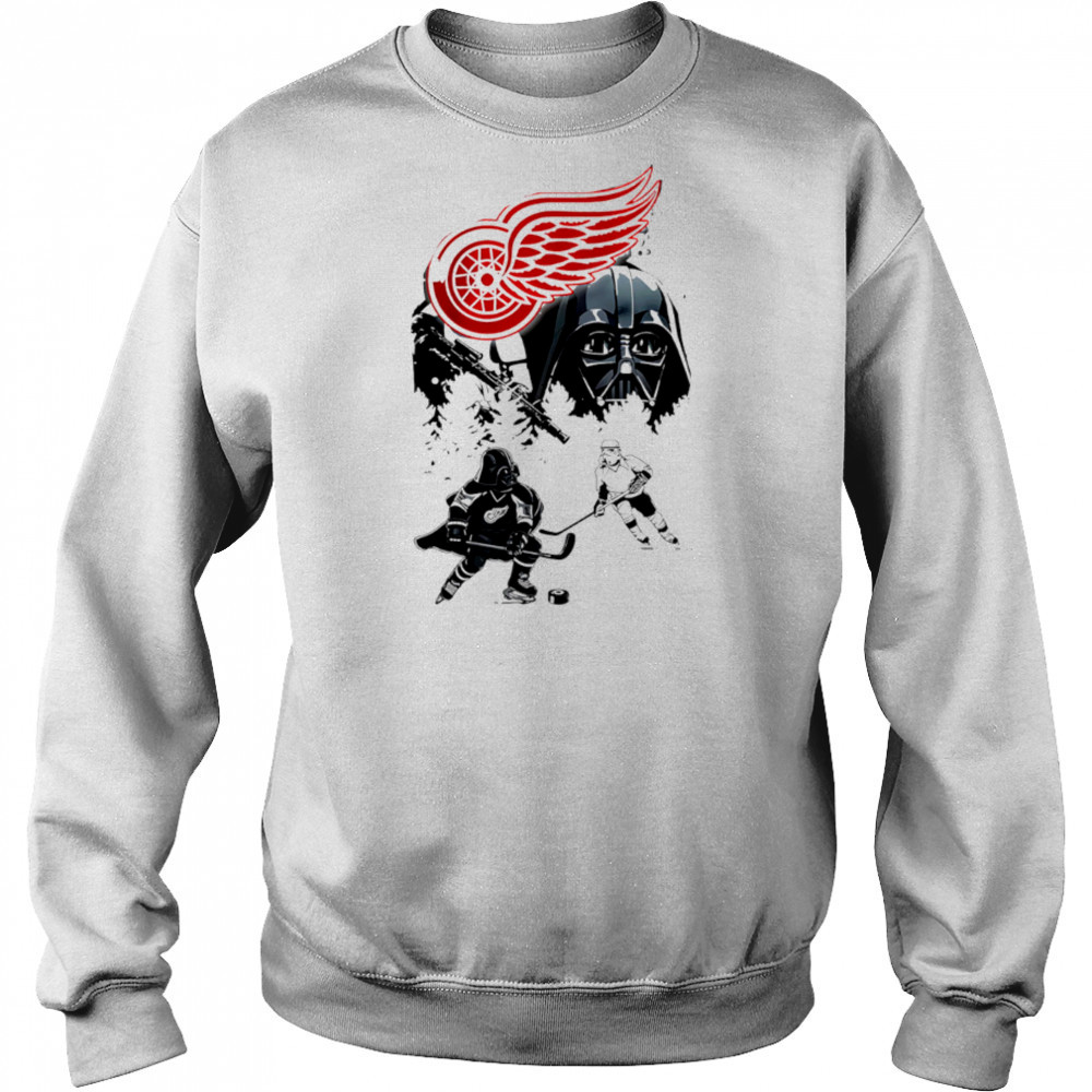Detroit Red Wings 2025 Star Wars Hockey shirt Hoodie