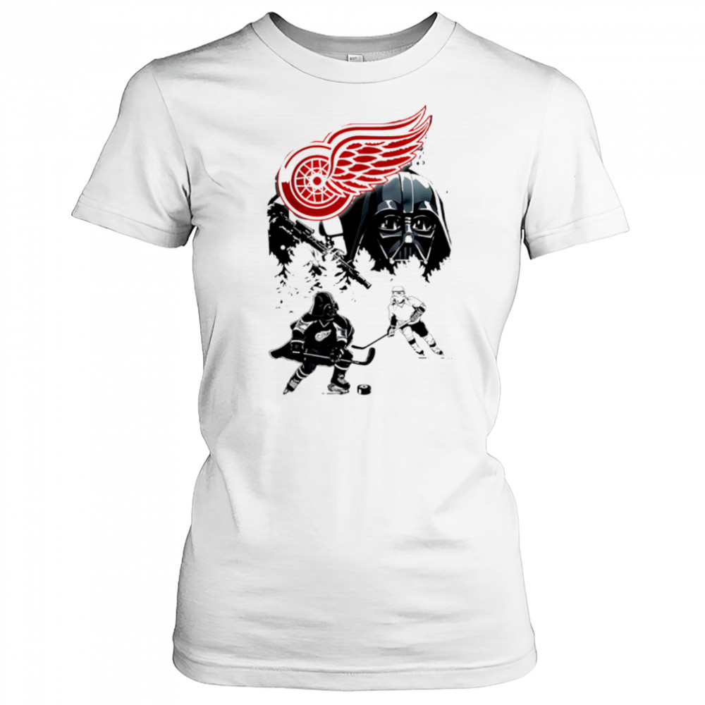 Detroit Red Wings 2025 Star Wars Hockey shirt Women's T-shirt