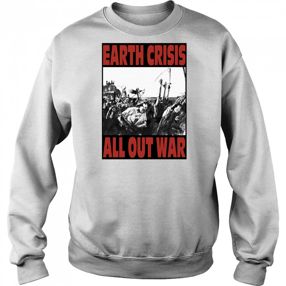 Earth Crisis all out war OG shirt Hoodie