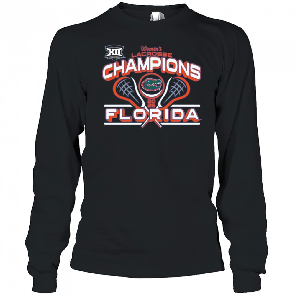 Florida Gators 2025 Big 12 Women’s Lacrosse Conference Tournament Champions Shirt Long Sleeved