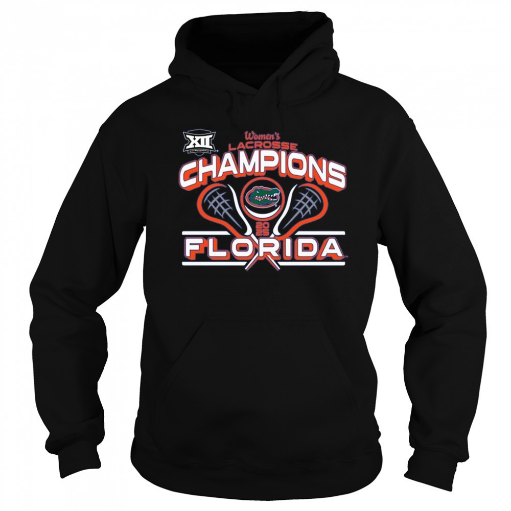Florida Gators 2025 Big 12 Women’s Lacrosse Conference Tournament Champions Shirt Sweatshirt