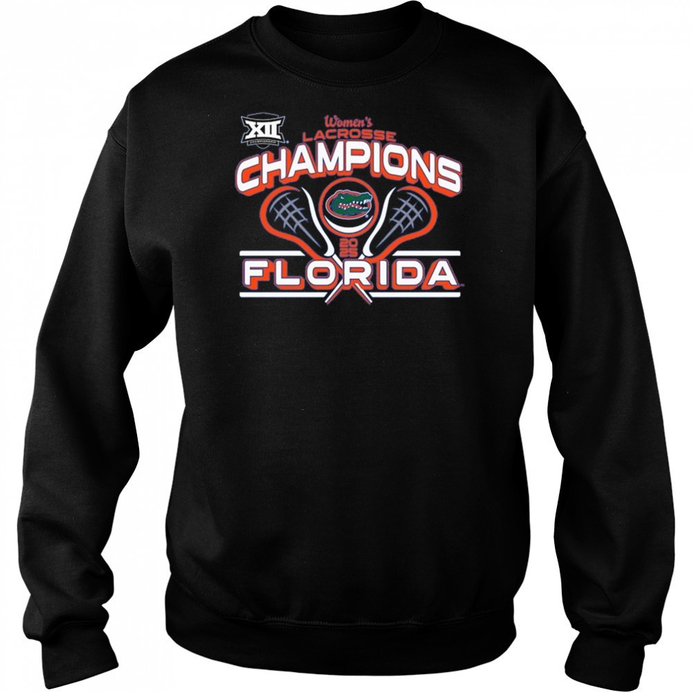 Florida Gators 2025 Big 12 Women’s Lacrosse Conference Tournament Champions Shirt Hoodie