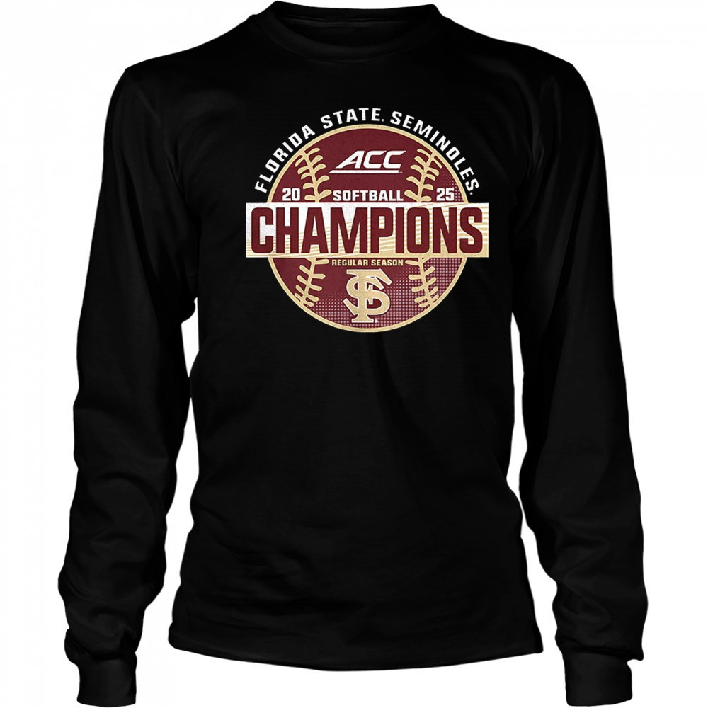 Florida State Seminoles 2025 ACC Softball Regular Season Champions shirt Long Sleeved