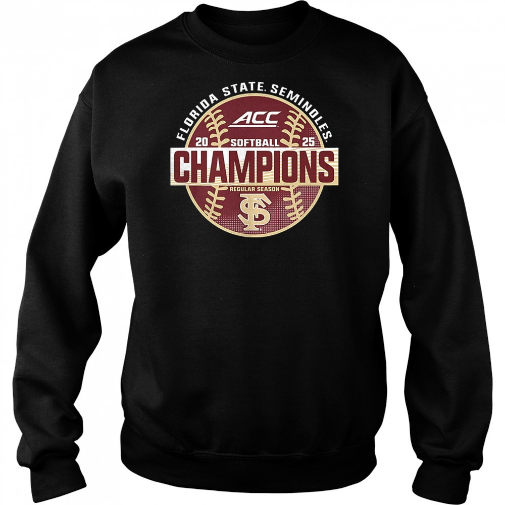 Florida State Seminoles 2025 ACC Softball Regular Season Champions shirt Hoodie