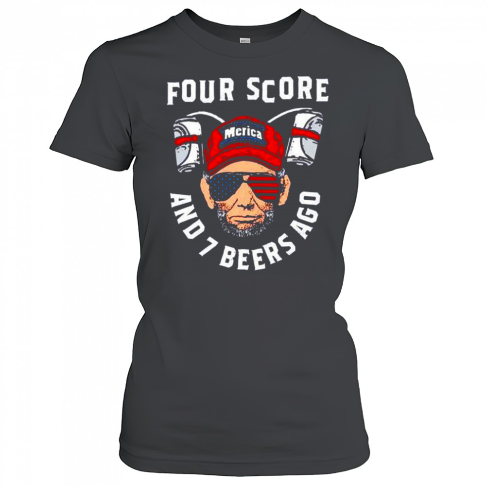 Four score and 7 beers ago Franklin shirt Women's T-shirt