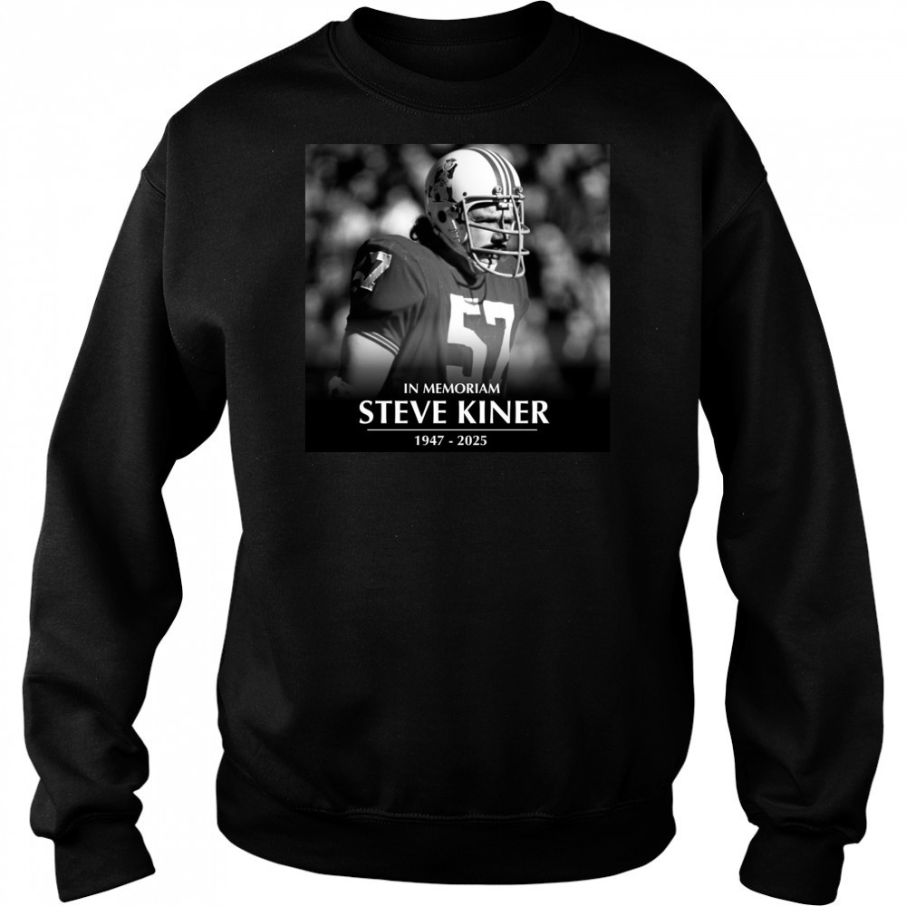 GilletteNation In Memoriam College Football Hall of Famer Steve Kiner 1947-2025 Poster t-shirt Hoodie