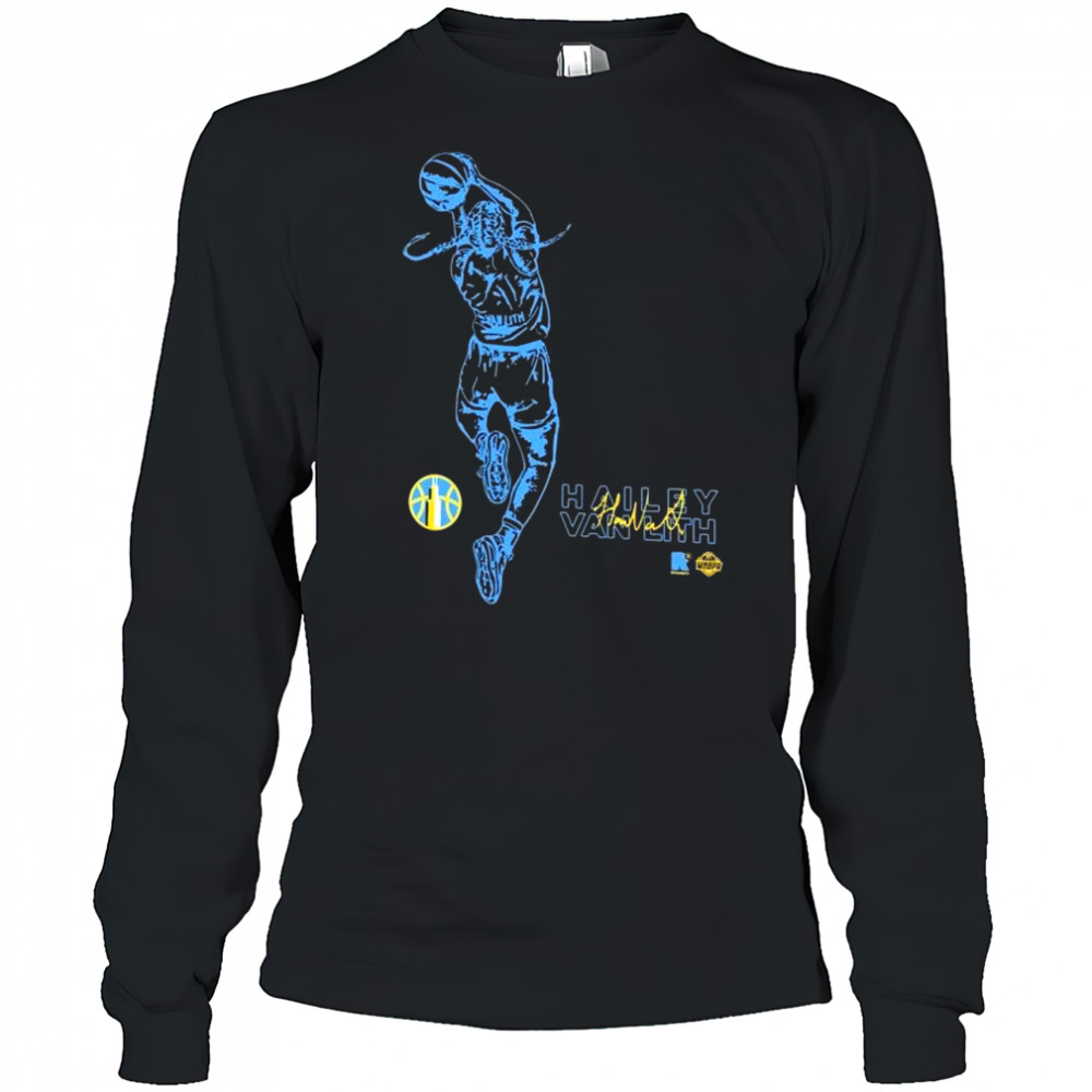 Hailey Van Lith Chicago Sky WNBA Draft Night Signature t-shirt Long Sleeved