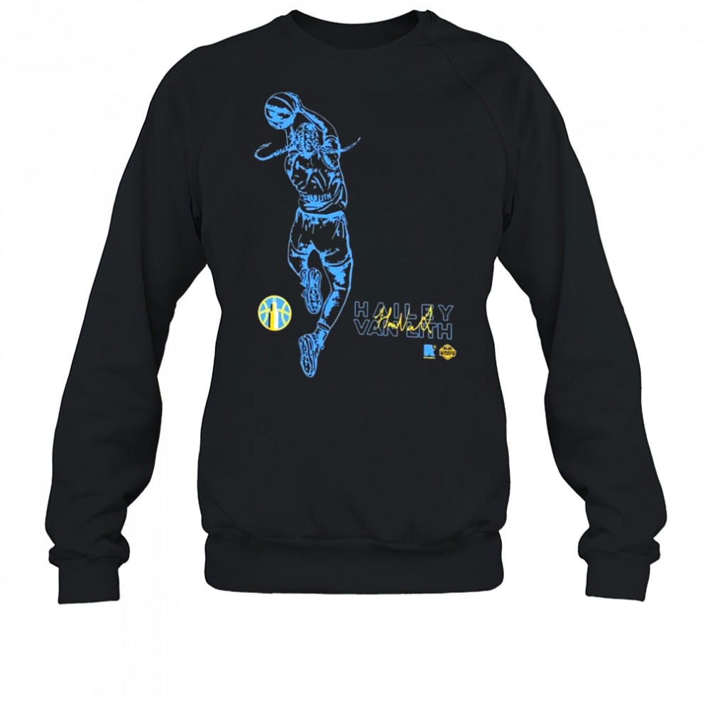 Hailey Van Lith Chicago Sky WNBA Draft Night Signature t-shirt Sweatshirt