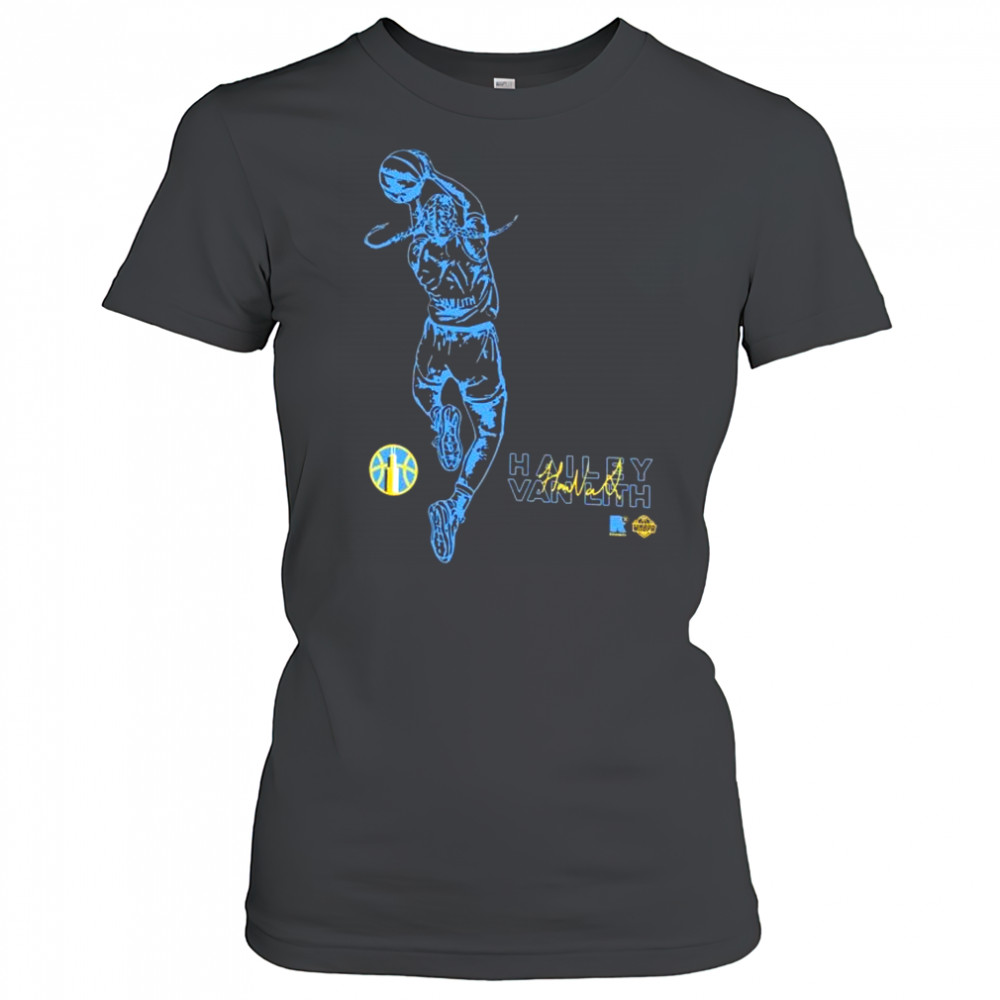 Hailey Van Lith Chicago Sky WNBA Draft Night Signature t-shirt Women's T-shirt