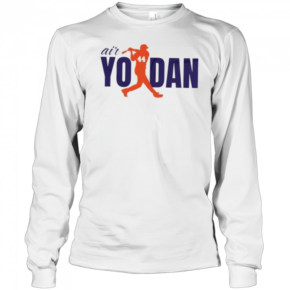 Houston Astros no 44 air Yordan Alvarez shirt Long Sleeved