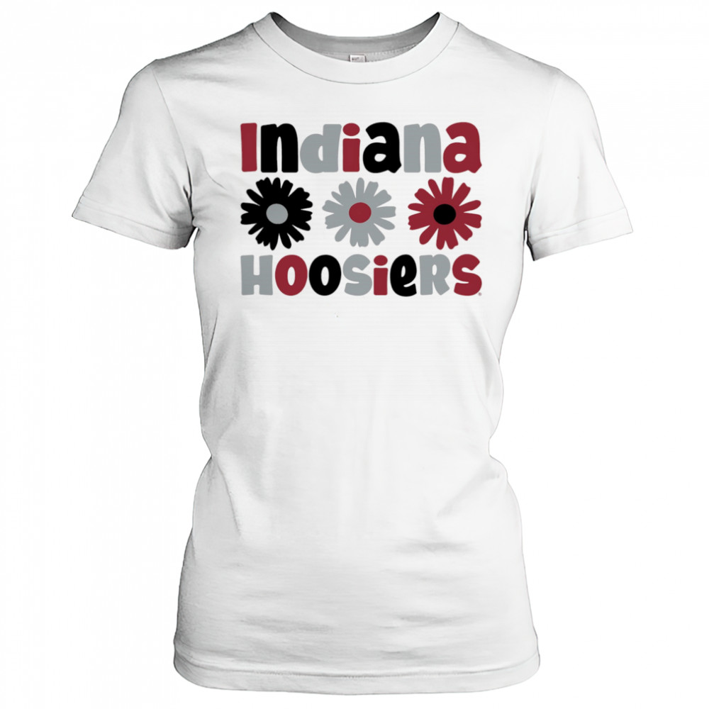 Indiana Hoosiers Daisy flower shirt Women's T-shirt