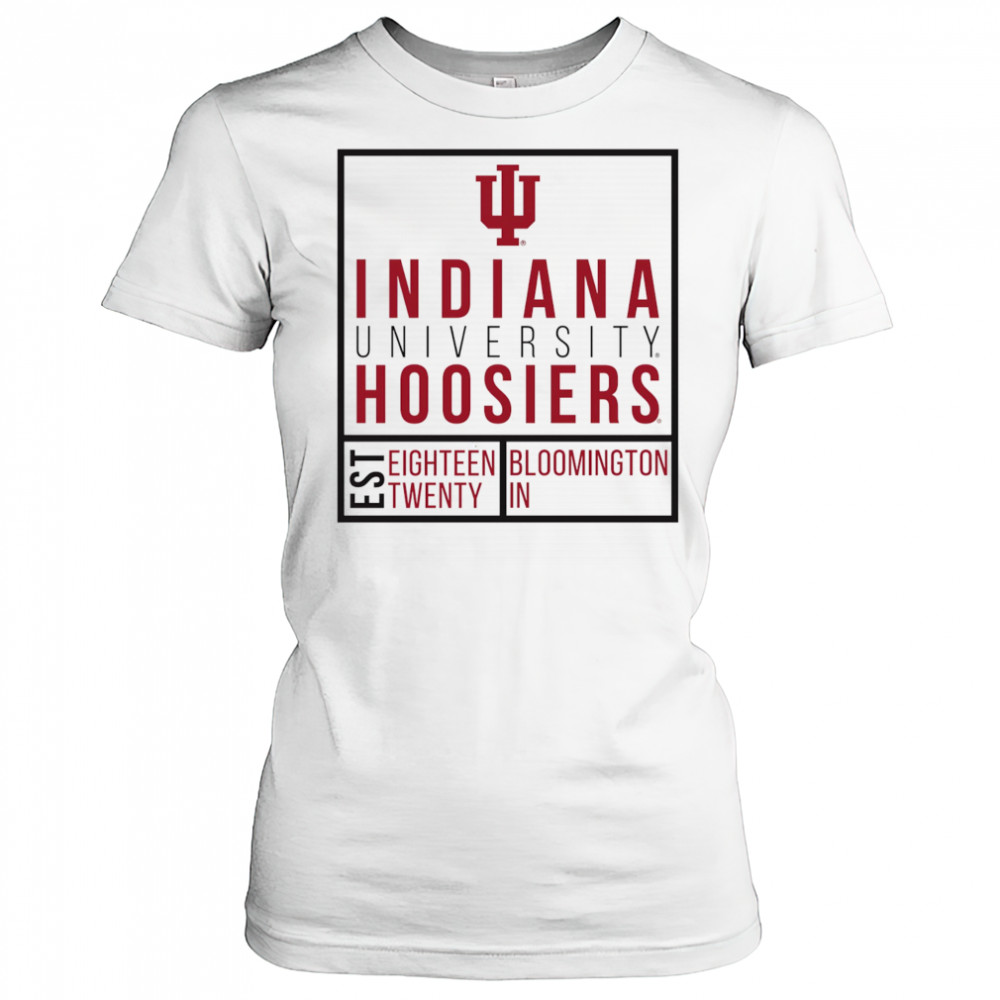 Indiana Hoosiers University box shirt Women's T-shirt