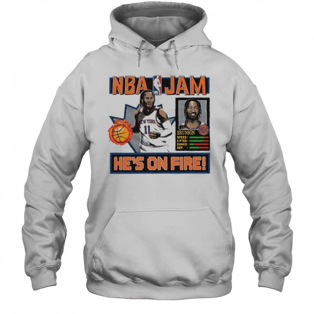 Jalen Brunson New York Knicks NBA Jam shirt Hoodie
