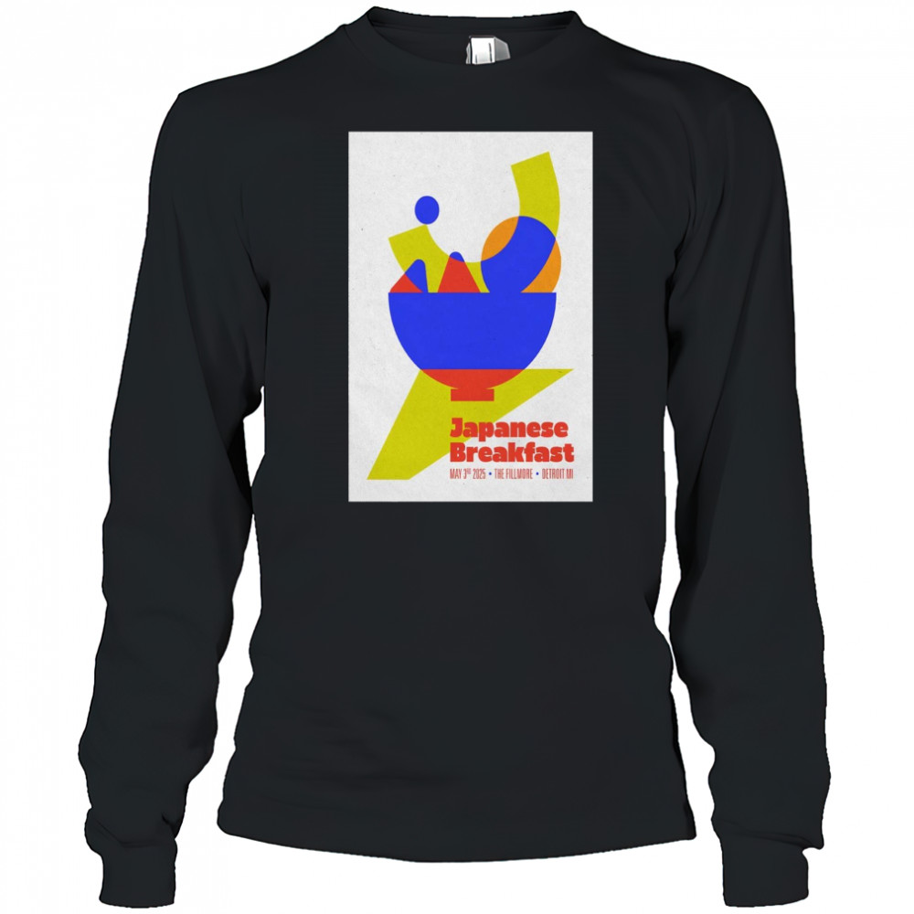 Japanese Breakfast The Fillmore Detroit MI May 3 2025 Show t-shirt Long Sleeved