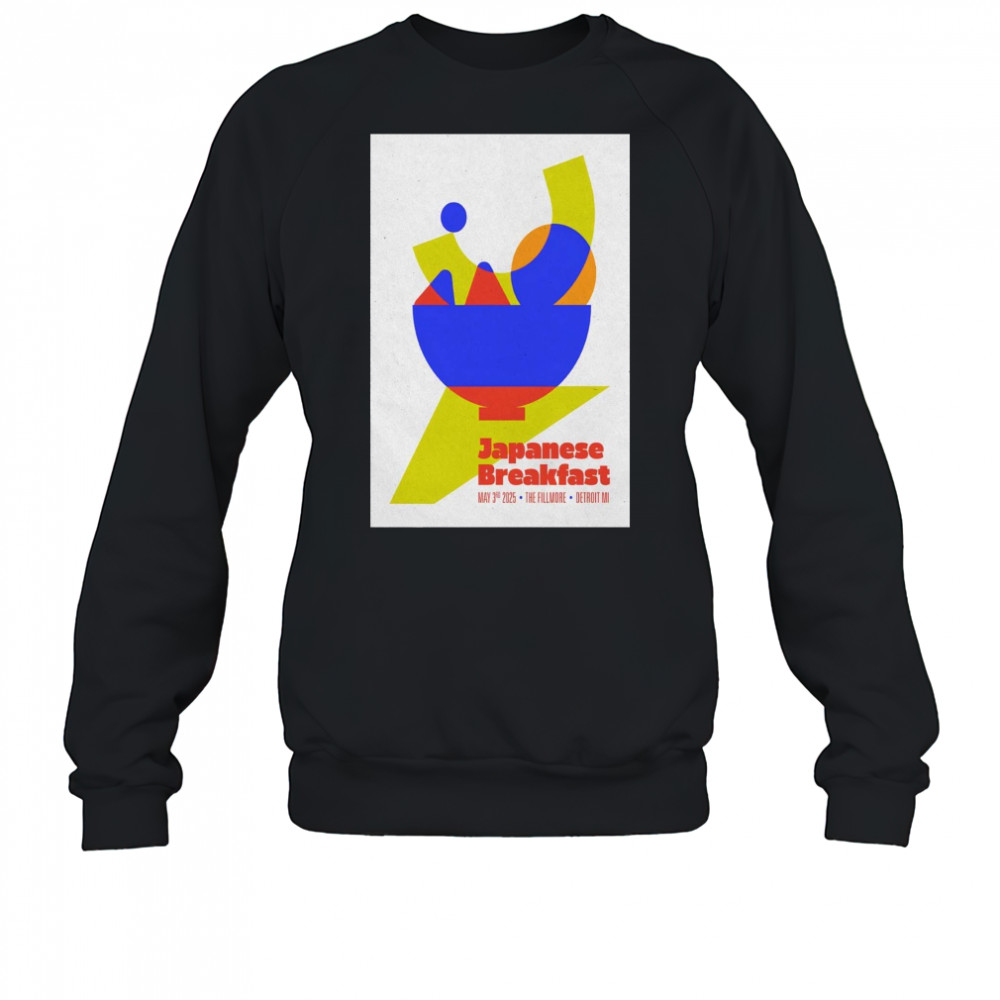 Japanese Breakfast The Fillmore Detroit MI May 3 2025 Show t-shirt Sweatshirt