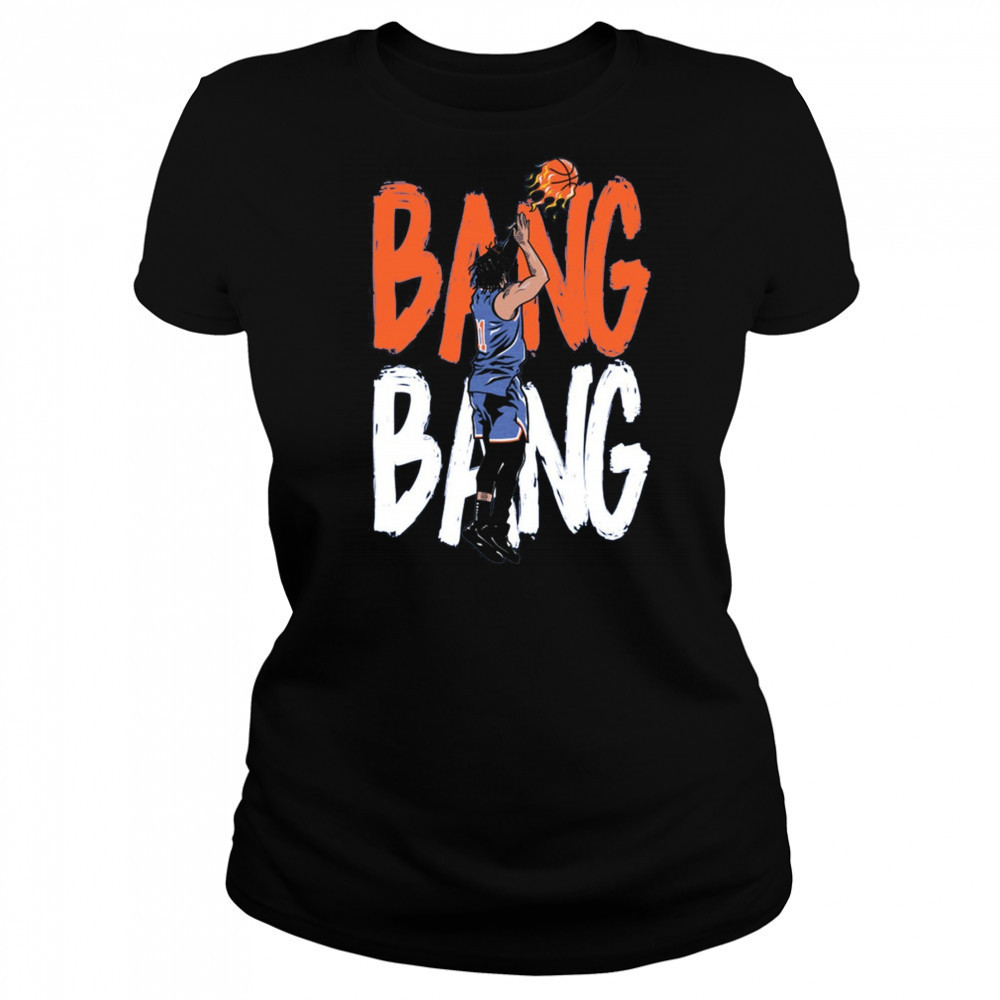 JB Jalen Brunson Bang Bang New York Knicks Basketball 2025 t-shirt Women's T-shirt