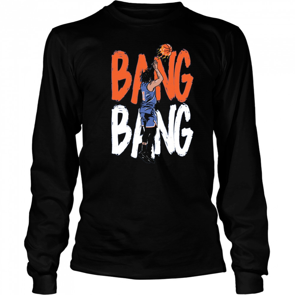 JB Jalen Brunson Bang Bang New York Knicks Basketball 2025 t-shirt Long Sleeved