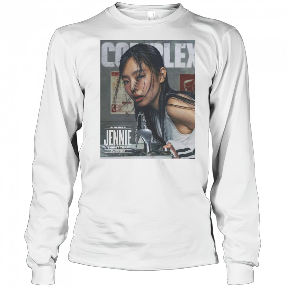 Jennie Blackpink For Complex Magazine Cover March 2025 T-Shirt Long Sleeved