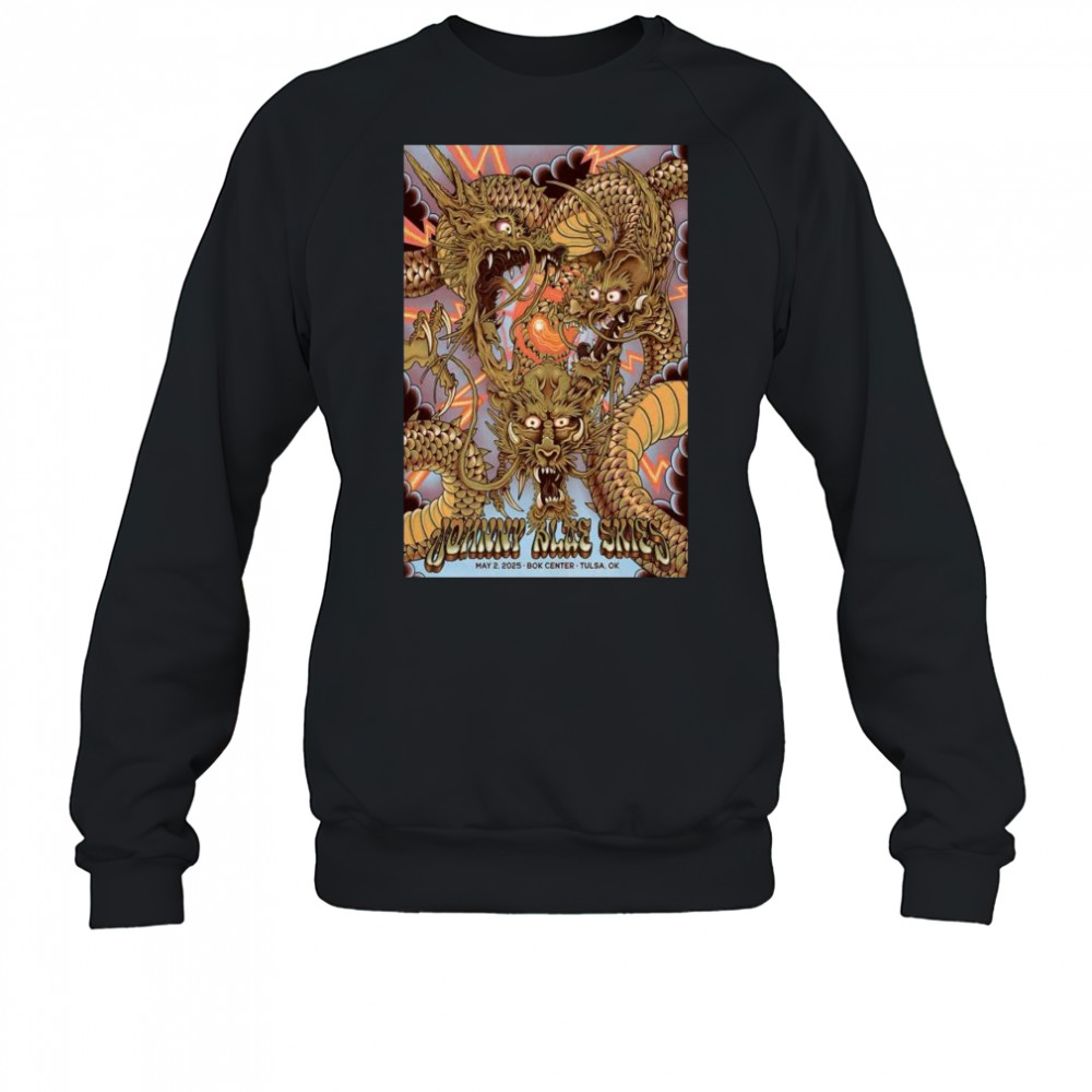 Johnny Blue Skies BOK Center Tulsa OK May 2 2025 Concert t-shirt Sweatshirt